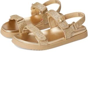 Steve Madden Kids Gold Mona Sandals